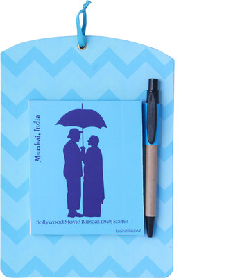 

toshakhana Mini Note Pad(Things To Do Pad Bollywood Mumbai India, Blue)