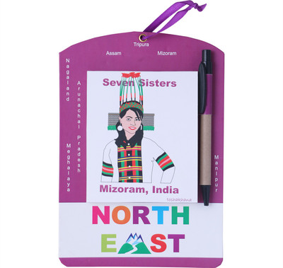 

toshakhana Mini Note Pad(Things To Do Pad Mizoram North East India, Multicolor)
