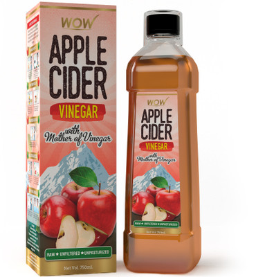 

WOW Life Science Apple Cider Vinegar with strand of mother - Not from concentrate Apple Cider Vinegar Apple Cider Vinegar(750 ml, Apple Cider Vinegar Flavored)