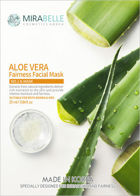 

MIRABELLE KOREA ALOE VERA FAIRNESS FACIAL MASK (A PACK OF 5)(25 ml)