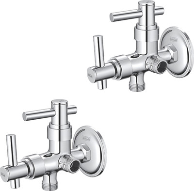 

Sheetal 2013-2 Nile Angular Stop Cock 2 in 1 - Set of 2 Angle Cock Faucet(Wall Mount Installation Type)