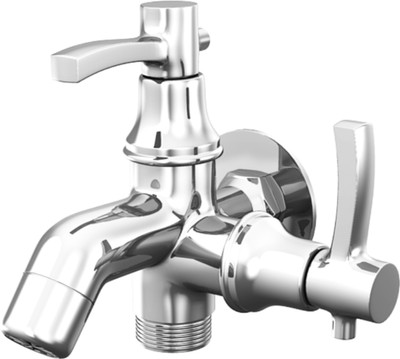 

Sheetal 1612 Antique Bib Cock 2 In 1 With Wall Flange Bib Tap Faucet(Wall Mount Installation Type)