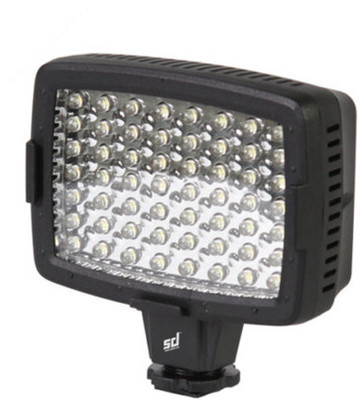 

Smiledrive Professional LED Video Light Lamp for Canon Nikon DSLR Camera DV Camcorder Lighting-56 LEDs with Free Filters Flash(Black)