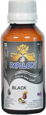 

Papilon Concentrated Liquid Food Colour BLACK 100ml Black(100.0 ml)