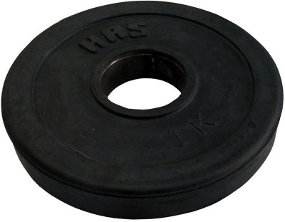 

HRS Rubber Weight Plates With Bush (50MM Hole) 1 KG Black Weight Plate(1 kg)