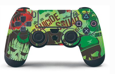 

NEHAL KHATRI Ps4 controller skin ( sticker ) of SUICIDE SQUAD Gaming Accessory Kit(Multicolor, For PS4)