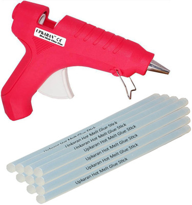 

Upkaran 110-240V 40W Heating Hot Glue Gun TRIGGER ART CRAFT REPAIR TOOLS With 10PCS STICKS Standard Temperature Corded Glue Gun(11 mm)