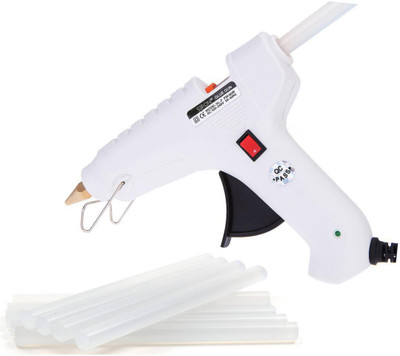 

iwill Siron 60w 60 Watt Hot Melt Glue Gun With On Off Switch and Indicator Free 8 Glue sticks Standard Temperature Corded Glue Gun(11 mm)