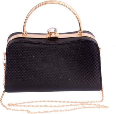 

Intensekart Hand-held Bag(Black, Gold)