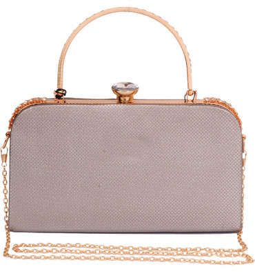 

Intensekart Hand-held Bag(Purple, Gold), Gold;purple