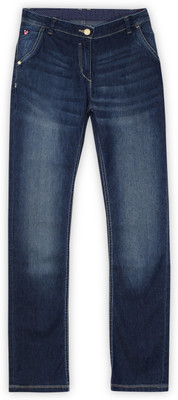

US Polo Kids Slim Girls Blue Jeans, Me. blue