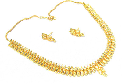 SHREE MAULI CREATION Alloy Gold-plated Gold Jewellery Set(Pack of 1)