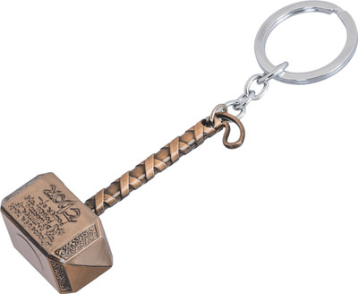 

Shubheksha Thor Hammer Marvel Avengers Metallic Key Chain