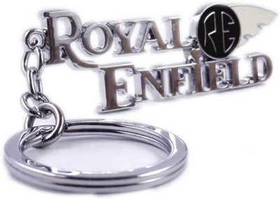 

Shubheksha Royal Enfield Logo Metallic Locking Key Chain