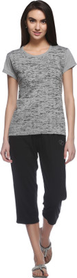 69GAL Women Black Capri