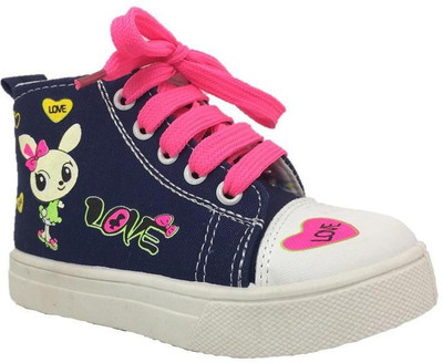 

TeeniTiny Girls Lace Sneakers(Dark Blue