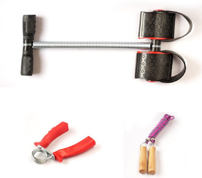 

Skyfitness Fitness Home Gym Combo With 3 in 1 Multi Purpose Adjustable Exercise Set / Accessories, (Pack of 3) Gym & Fitness Kit Gym & Fitness Kit