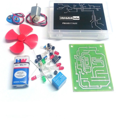 

INSIGNIA LABS LDR BASED MOTOR/FAN CONTROL DIY KIT [NEED SOLDERING] FOR SCHOOL COLLEGE ELECTRONIC PROJECT(Multicolor)