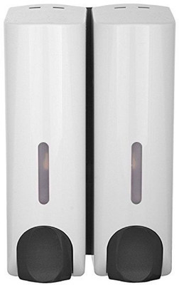 

JETVIEW ABS Plastic Wall Mount Type Liquid Soap Dispenser For Bathroom Kitchen White,Chrome 350ml Pack of 1 350 ml Soap Dispenser(White)