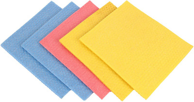 

SPHINX Assorted Multicolored Kitchen Spongy Wipes for cleaning - Pack of 5 Wipes(Multicolor)