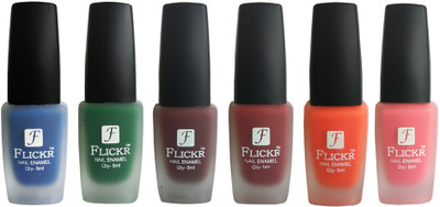 

Flickr VELVET MATTE NAIL POLISH Blue,Green,Maroon,Reddish Maroon,Orange,Peach(Pack of 6)