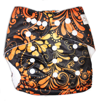 

Coddle Baby Pocket Cloth Diaper with 3 Layer Microfibre insert, Multicolor
