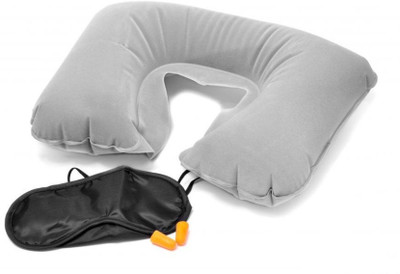 Swarish Travel Rest Kit Neck Pillow & Eye Shade (Dim Grey) Neck Pillow(Gray) available at flipkart for Rs.250