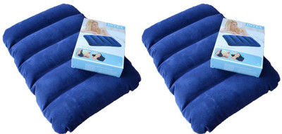 

Intex Solid Air Pillow Neck Pillow & Eye Shade(blue)
