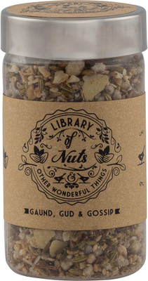

Library of Nuts Gud, Gaund and Gossip Assorted Digestive Mouth Freshner ( 100 Gms ) Assorted Nuts(100 g, Plastic Bottle)
