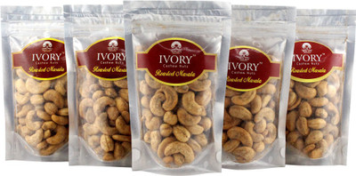 

Ivory Cashew Nuts Masala Roasted Pack of 5 100gm each Cashews(500 g, Pouch)