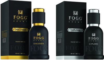 

Fogg Scent Discover and Explore EDP Perfume Pack of 2 (50ML each) 100ML Eau de Parfum - 100 ml(For Men)