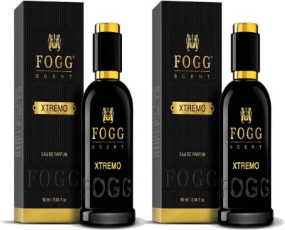 

Fogg Scent Xtremo EDP Perfume Pack of 2 (90ML each) Eau de Parfum - 180 ml(For Men)