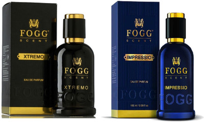 

Fogg Scent Xtremo and Impressio EDP Perfume Pack of 2 (90ML each) Eau de Parfum - 180 ml(For Men)