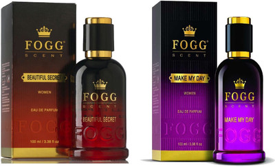 

Fogg Scent Beautiful Secret and Make my Day EDP Perfume Pack of 2 (90ML each) Eau de Parfum - 180 ml(For Women)