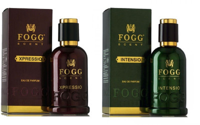 

Fogg Scent Xpressio and Intensio EDP Perfume Pack of 2 (90ML each) Eau de Parfum - 180 ml(For Men)