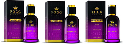 

Fogg Scent Make My Day EDP Perfume Pack of 3 (90ML each) Eau de Parfum - 270 ml(For Women)