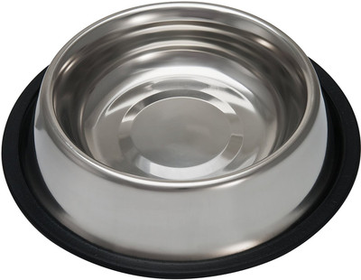 

Imago Small Size Round Shape Bowl Round Stainless Steel Pet Bowl(350 ml Steel)