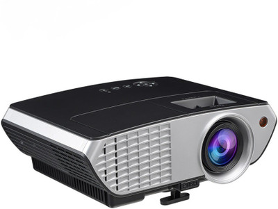 

toshani 2000 lm LED Corded Portable Projector(Black)