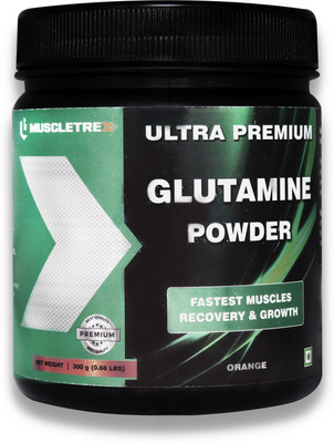 

Biotrex Nutraceuticals Muscletrex Glutamine Powder, Orange - 300gm (0.66 lbs) Glutamine(300 g, Orange)
