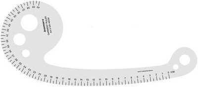 

Isomars Garment Ruler - 40 cm Quilting Stencil(Pack of 1)