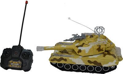 

Taaza Garam Kids Imported High Quality RC War Remote Control Tank- Gift Toy(Brown)
