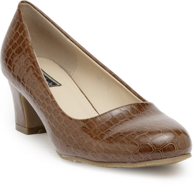 Flat n Heels Women Brown Heels