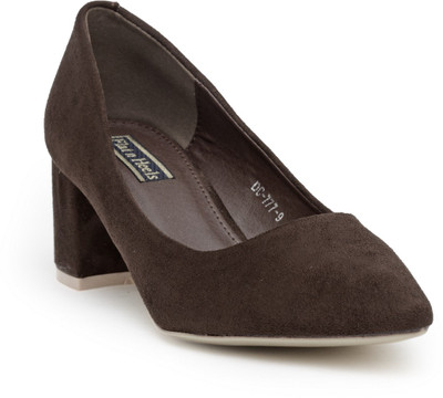

Flat n Heels Women Brown Heels