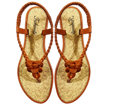

Fashionitz Women Tan Flats