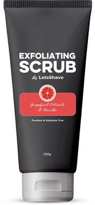 

LetsShave Exfoliating Scrub (Grapefruit) - 200 gm Scrub(200 g)