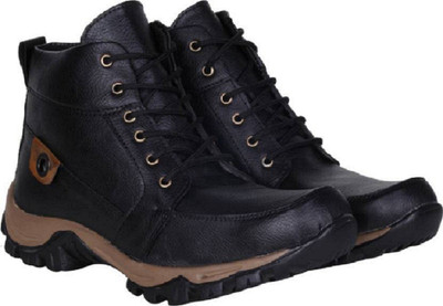 

Moonster For Men And Boys Mid Ankle Length Boots, Outdoors (Black) Boots For Men(Black