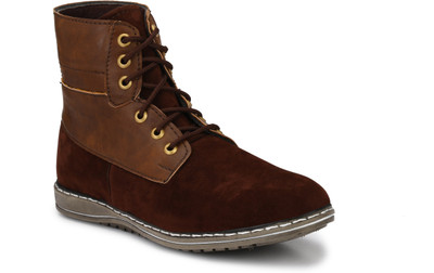 

Big Fox High Ankle Heatbeat Boots Boots For Men(Brown