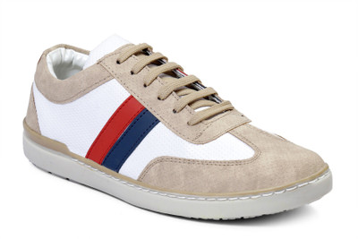 

LeatherKraft Men's 011030 Casual Shoes Casuals For Men(Blue, Beige-white