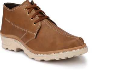 

Big Fox Rocking Synthetic Leather Boots Boots For Men(Tan