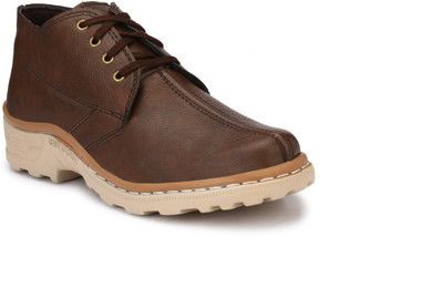 

Big Fox Rocking Synthetic Leather Boots Boots For Men(Brown